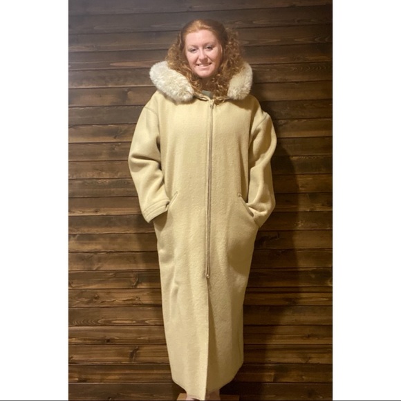 Linda Lundstrom 100% Wool La Parka Vintage Coat - Picture 5 of 16